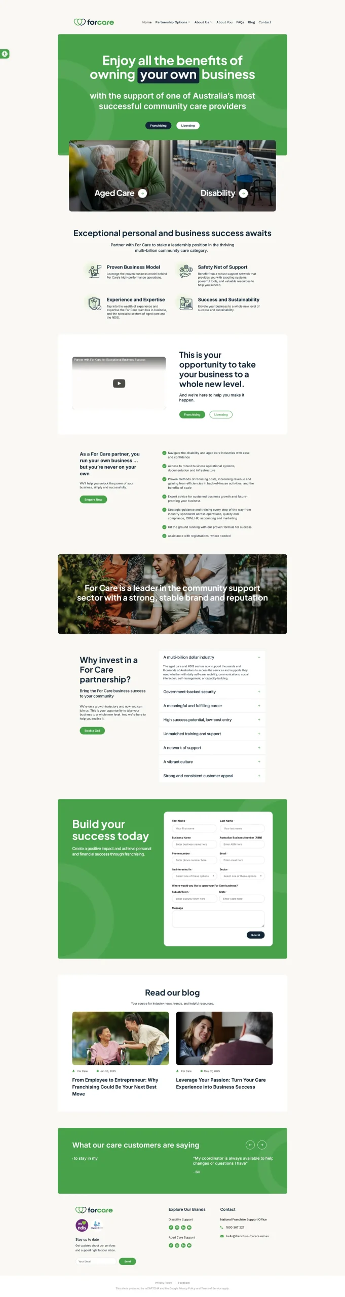 Franchise For Care